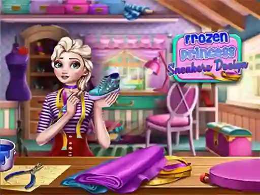 Jeu Frozen Princess Sneakers Design en ligne