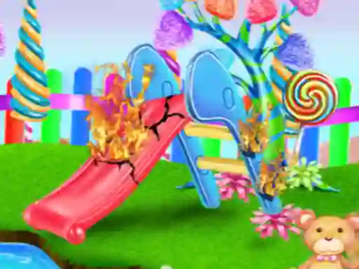 Jeu Candy Garden Cleaning en ligne