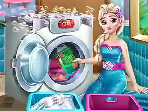 Jeu Ice Queen Laundry Day en ligne