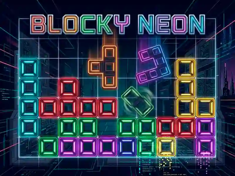 Jeu Blocky Neon en ligne