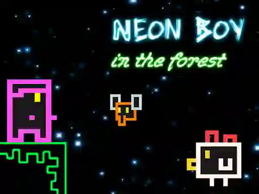 Jeu Neon Boy in the forest en ligne
