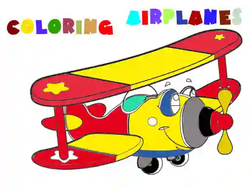 Jeu Coloring Book Airplane 2 en ligne