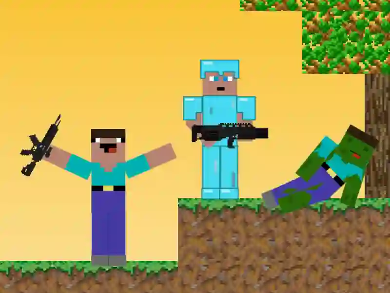Jeu Noob vs Pro: Zombie Apocalypse en ligne