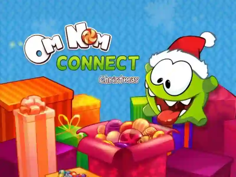 Jeu Om Nom Connect Christmas en ligne