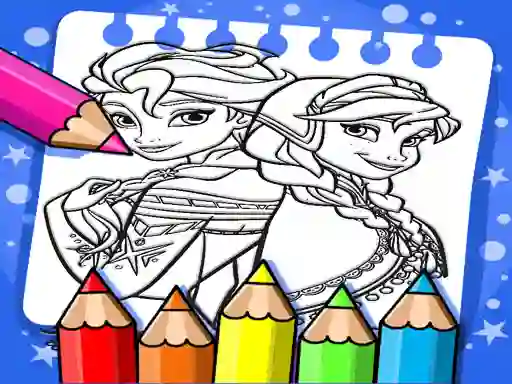 Jeu Frozen Coloring Book en ligne