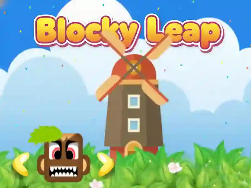 Jeu Blocky Leap en ligne