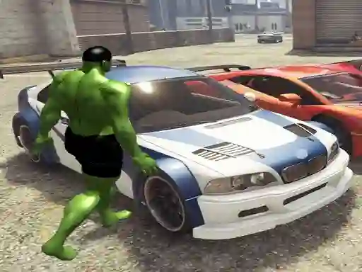 Jeu Chained Car vs Hulk en ligne