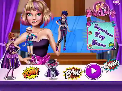 Jeu Superhero Toy Shop en ligne