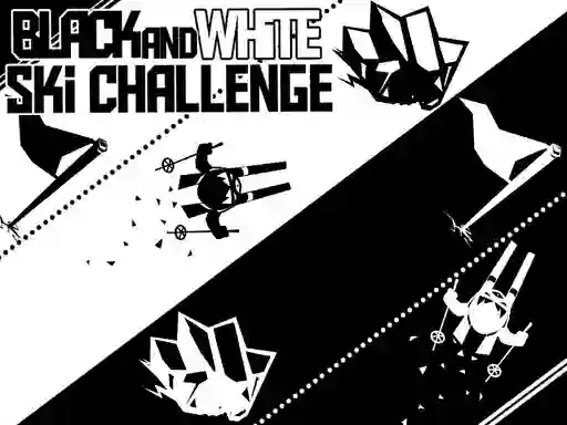 Jeu Black and White Ski Challenge en ligne