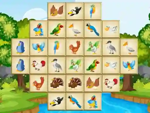 Jeu Birds Mahjong Deluxe en ligne