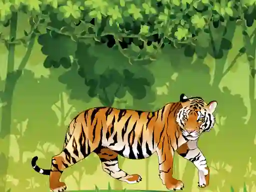 Jeu Angry Tiger Coloring en ligne