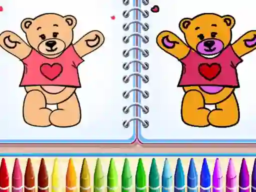 Jeu Cute Teddy Bear Colors en ligne