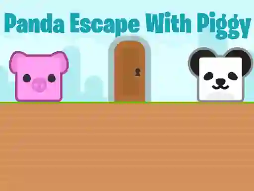 Jeu Panda Escape With Piggy en ligne