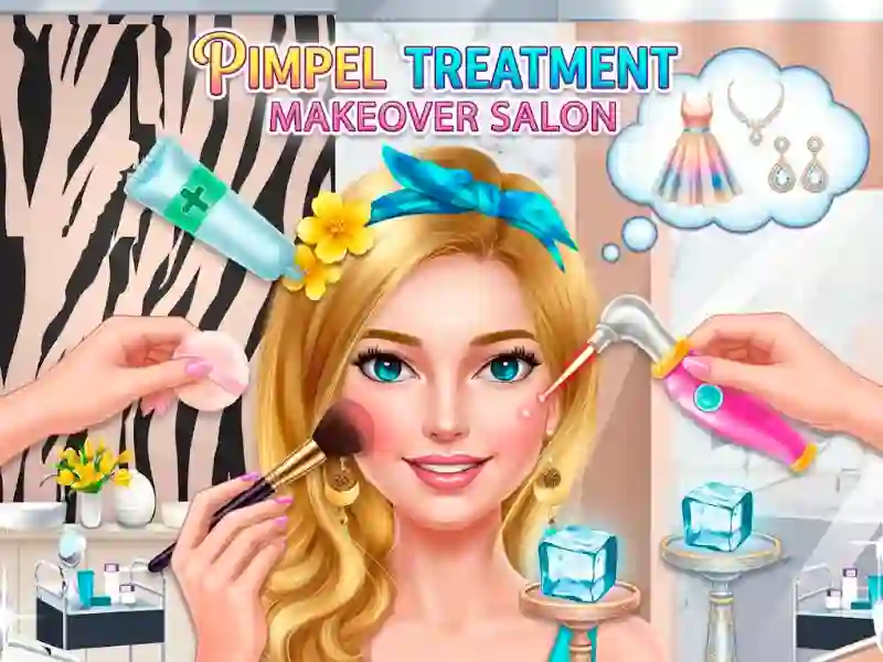 Jeu Pimple Treatment Makeover Salon en ligne