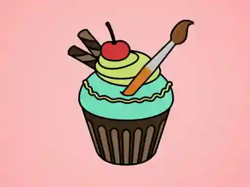Jeu Yummy Cupcake Coloring en ligne