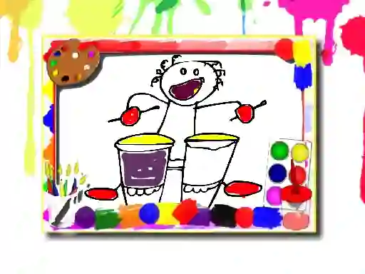 Jeu Music Coloring Book en ligne