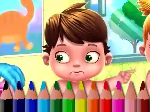 Jeu Back To School: Baby Coloring Book en ligne