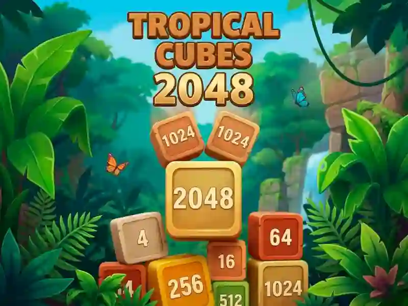 Jeu Tropical Cubes 2048 en ligne