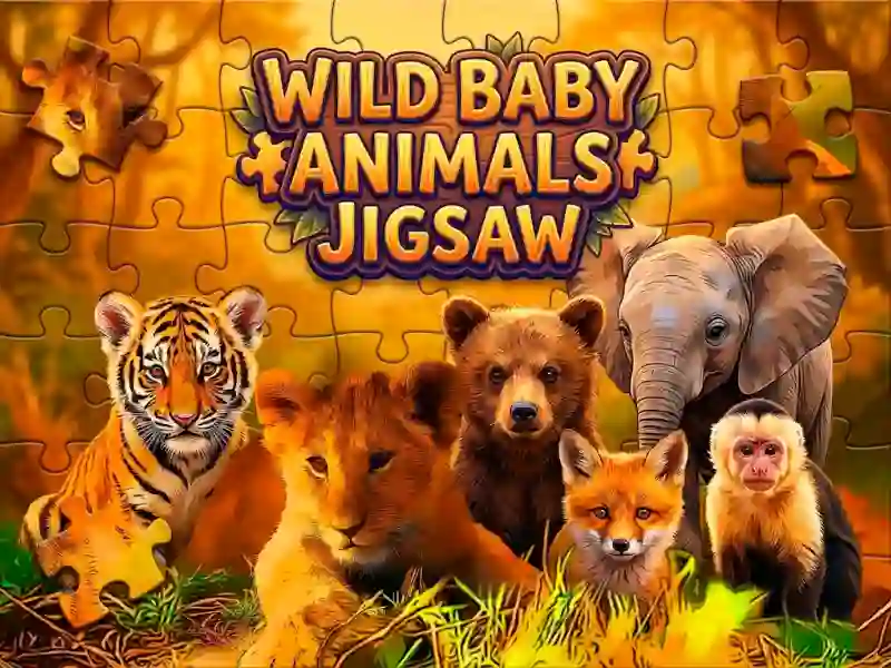 Jeu Wild Baby Animals Jigsaw en ligne