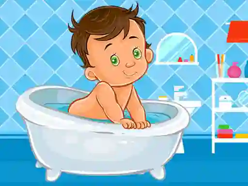 Jeu Baby Bath Jigsaw en ligne