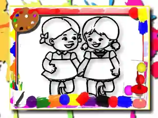 Jeu Kids Coloring Time en ligne