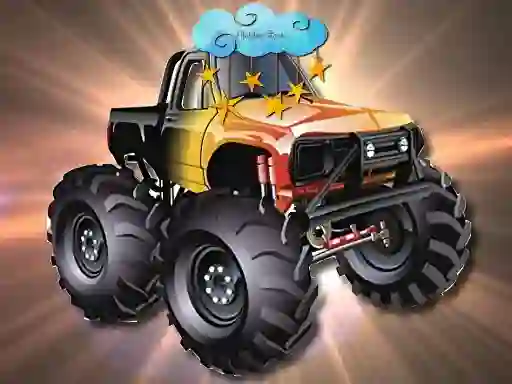 Jeu Cartoon Trucks Hidden Stars en ligne