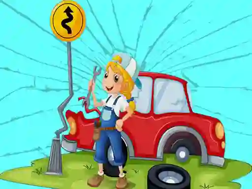 Jeu Broken Cars Jigsaw en ligne