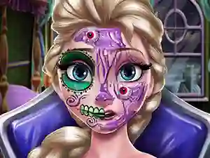 Jeu Elsa Scary Halloween Makeup en ligne