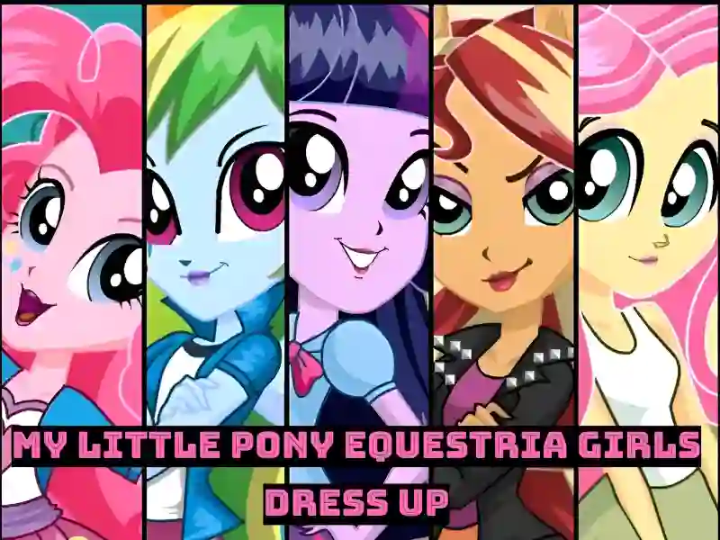 Jeu My Little Pony Equestria Girls dress up en ligne