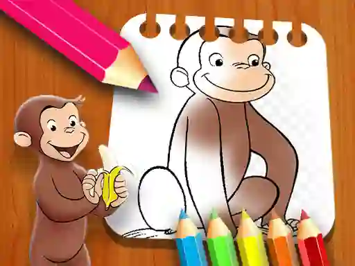 Jeu Curious George Coloring Book en ligne