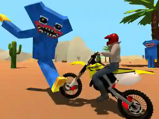 Jeu Motoracer vs Huggy en ligne