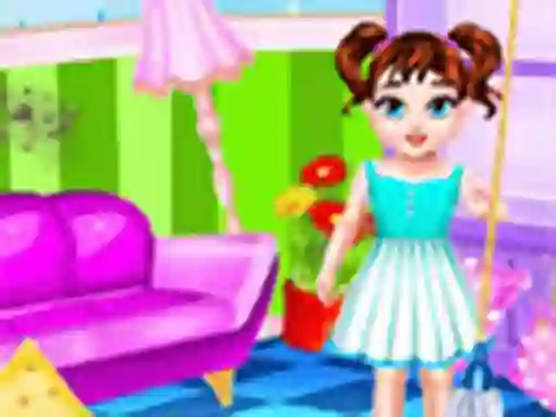 Jeu Baby Taylor Messy Home Cleaning en ligne
