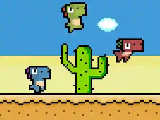 Jeu Pixel Dino Run en ligne