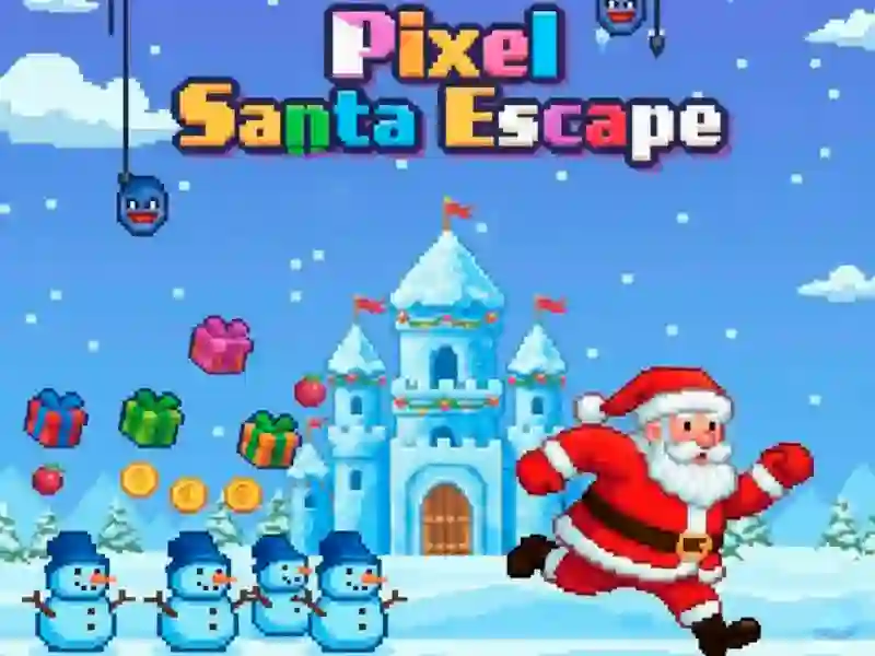 Jeu Pixel Santa Escape en ligne
