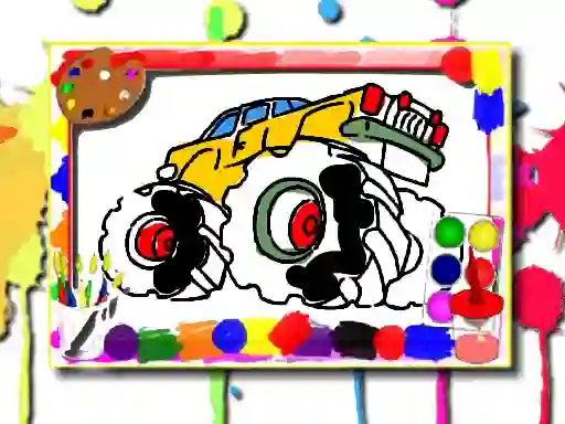 Jeu Monster Truck Coloring Book en ligne