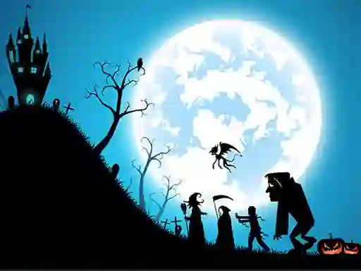 Jeu Happy Halloween Jigsaw en ligne