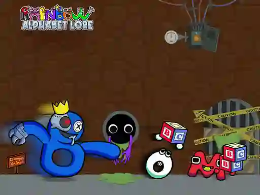 Jeu Rainbow Alphabet Lore en ligne