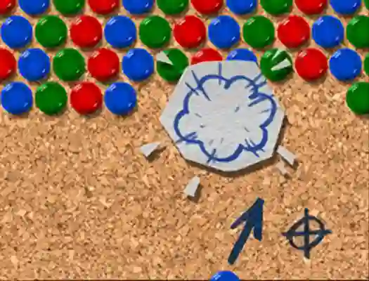 Jeu Pinboard Bubble Shooter en ligne
