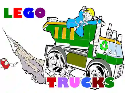 Jeu Lego Trucks Coloring en ligne