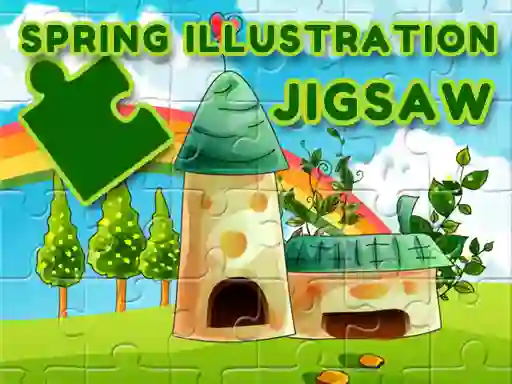 Jeu Spring Illustration Jigsaw en ligne
