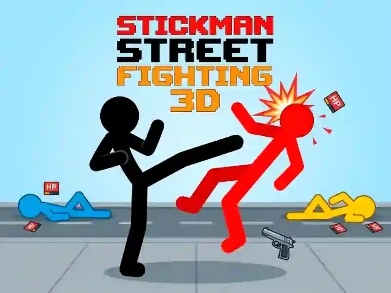 Jeu Stickman Street Fighting 3d en ligne