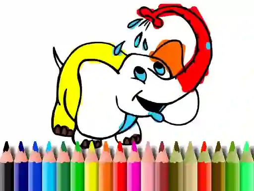 Jeu Back To School: Elephant coloring en ligne