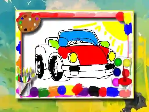 Jeu Cartoon Cars Coloring Book en ligne