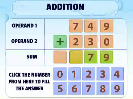 Jeu Addition Practice en ligne