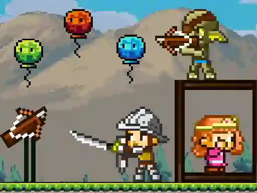 Jeu Pixel Archer Save The Princess en ligne