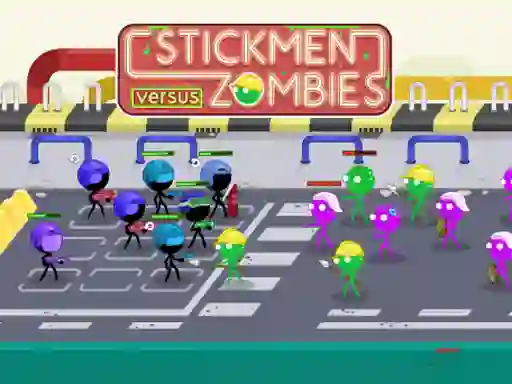 Jeu Stickmen Versus Zombies en ligne