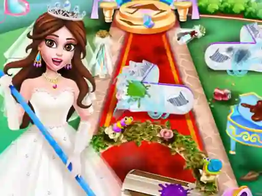 Jeu Princess Wedding Cleaning en ligne