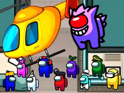 Jeu Among us airship slings en ligne