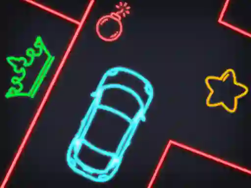Jeu Neon Car Puzzle en ligne