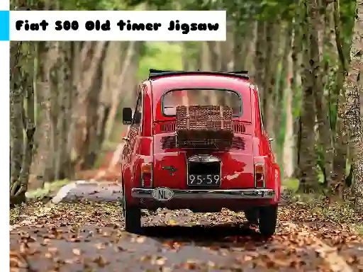 Jeu Fiat 500 Old Timer Jigsaw en ligne